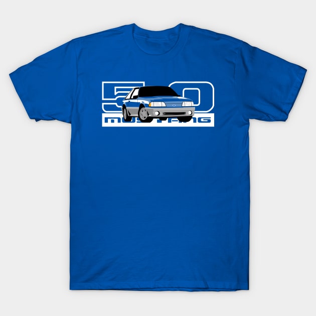 1991-93 Mustang GT Two Tone T-Shirt by FoMoBro's